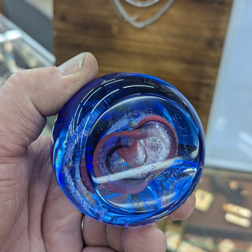 Caithness Glass Limited Edition Paperweight #173/500 Signed Handcrafted/Scotland - Picture 8 of 12